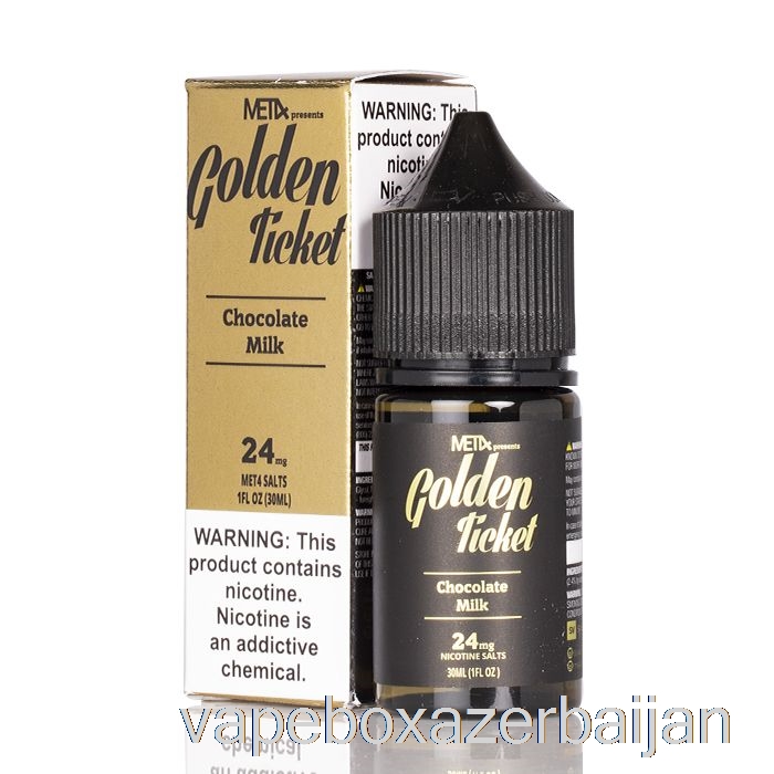 Vape Azerbaijan Golden Ticket - Met4 SALTS - 30mL 24mg